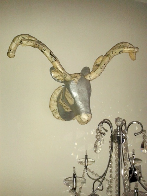 Home Decorating Ideas My Eclectic diy moose head