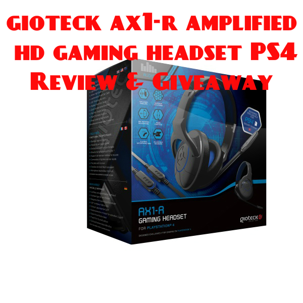 gioteck ax1-r amplified hd gaming headset PS4