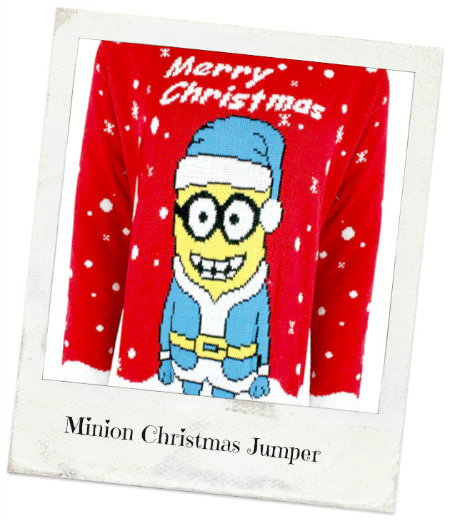 minion novelty christmas jumpers