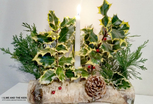 Easy Christmas Crafts for Kids - How to make a Yule Log Decoration