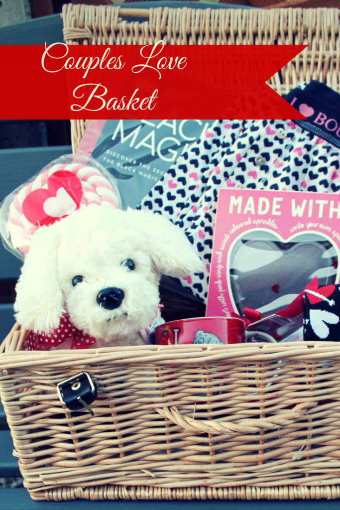 Valentines Day Ideas - DIY Couples Love Basket version 2