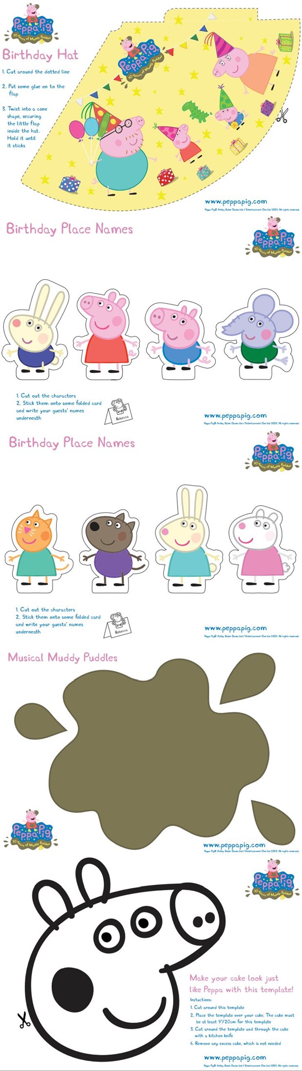 Free Peppa Pig Party Printables