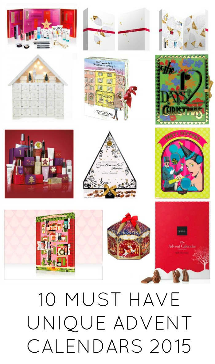 10 MUST HAVE ADVENT CALENDARS FOR 2015