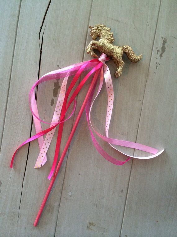 Magical Unicorn Wand with Ribbons