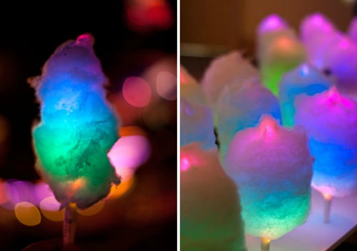 Glow in the dark Cotton Candy