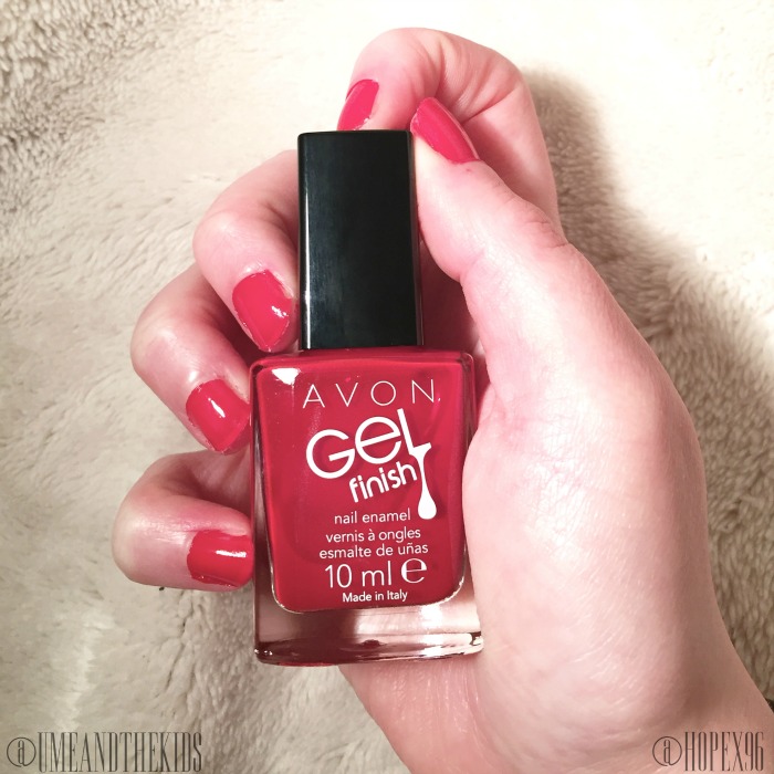 Avon Gel Finish Nail enamel - Gel Finish Red