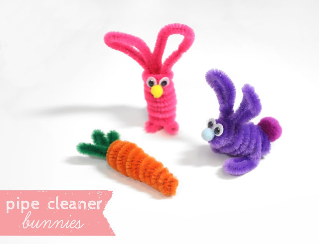 Easter Crafts Easter Pipe Cleaner Bunnies