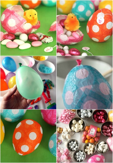 Easter Egg Crafts Papier Mache Easter Eggs
