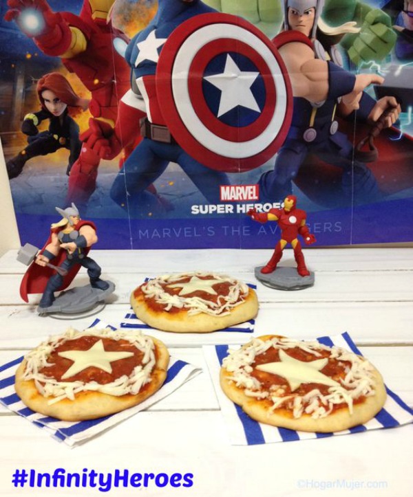 15 Captain America: Civil War Party Ideas - Captain America Mini Pizzas