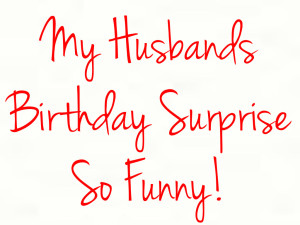 birthday surprise