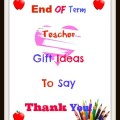 teacher gift ideas to say thank you