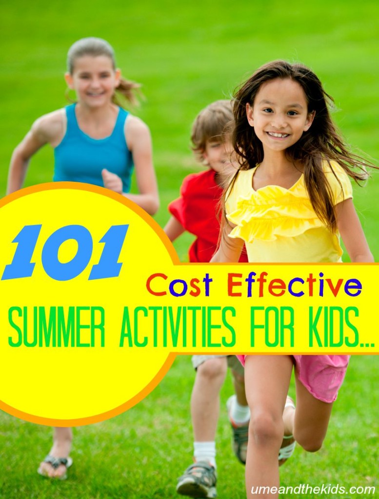 101 Summer Activities for Kids that won't cost the Earth!