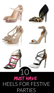 10 must have heels for festive parties 2015