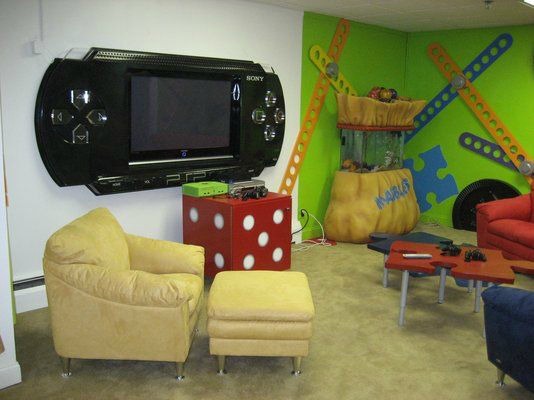 Video Game Room Ideas Giant Sega Gamegear TV